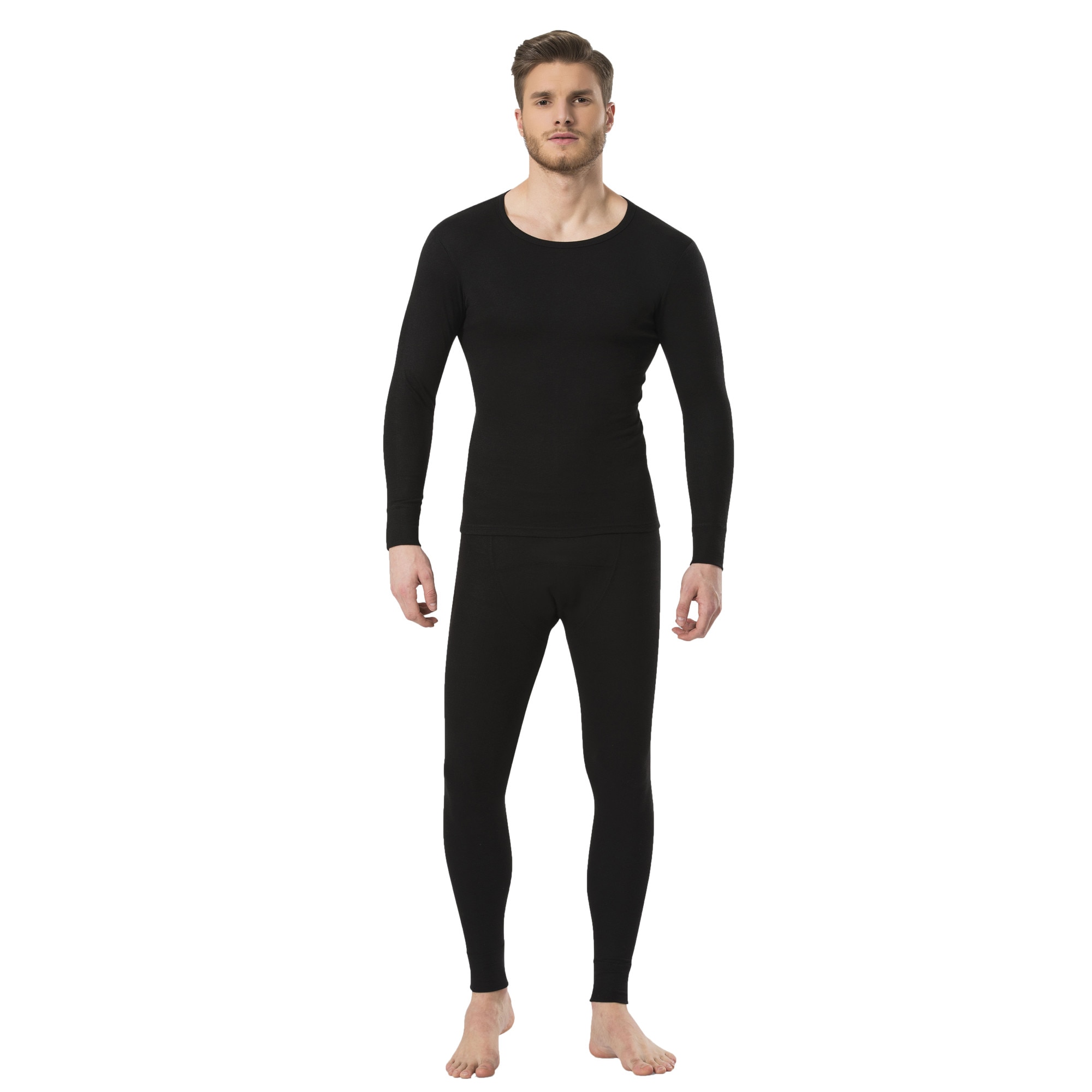 Set lenjerie de corp termica barbati,Turen, Thermal Active, Negru