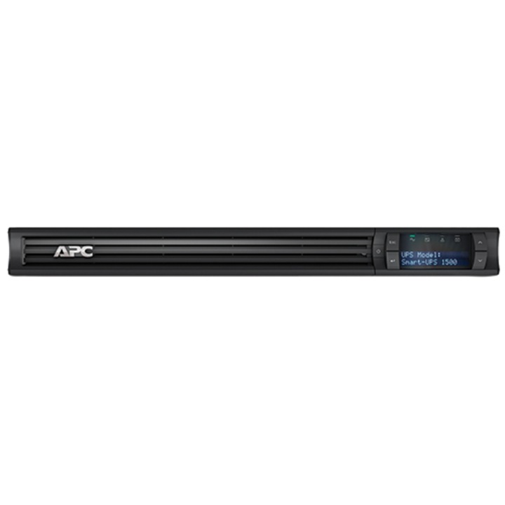 Непрекъсваемо захранване, APC, Smart, 1500VA LCD RM 1U, 230V, Черен/Сребрист