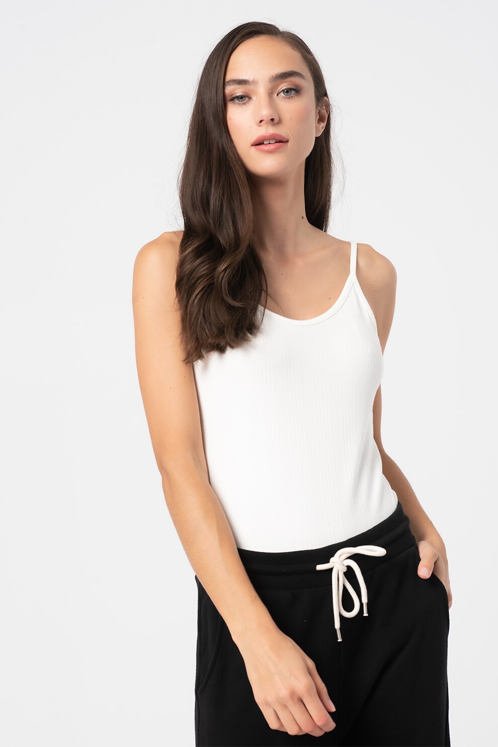 GAP, Body cu decolteu amplu, Alb