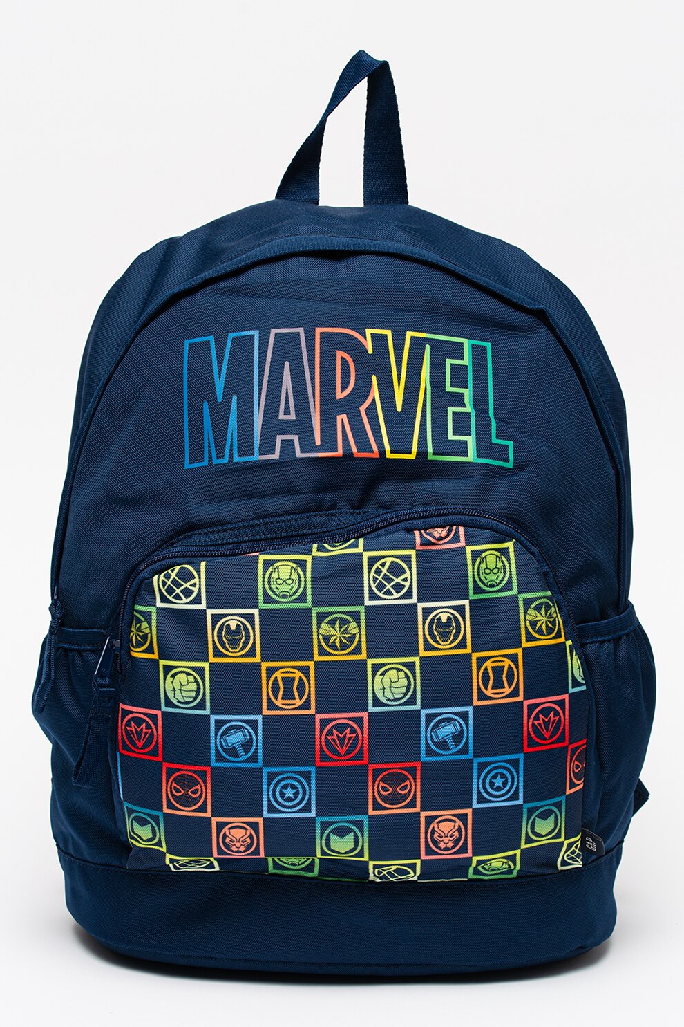 GAP, Rucsac cu imprimeu Marvel, Bleumarin/Rosu/Verde