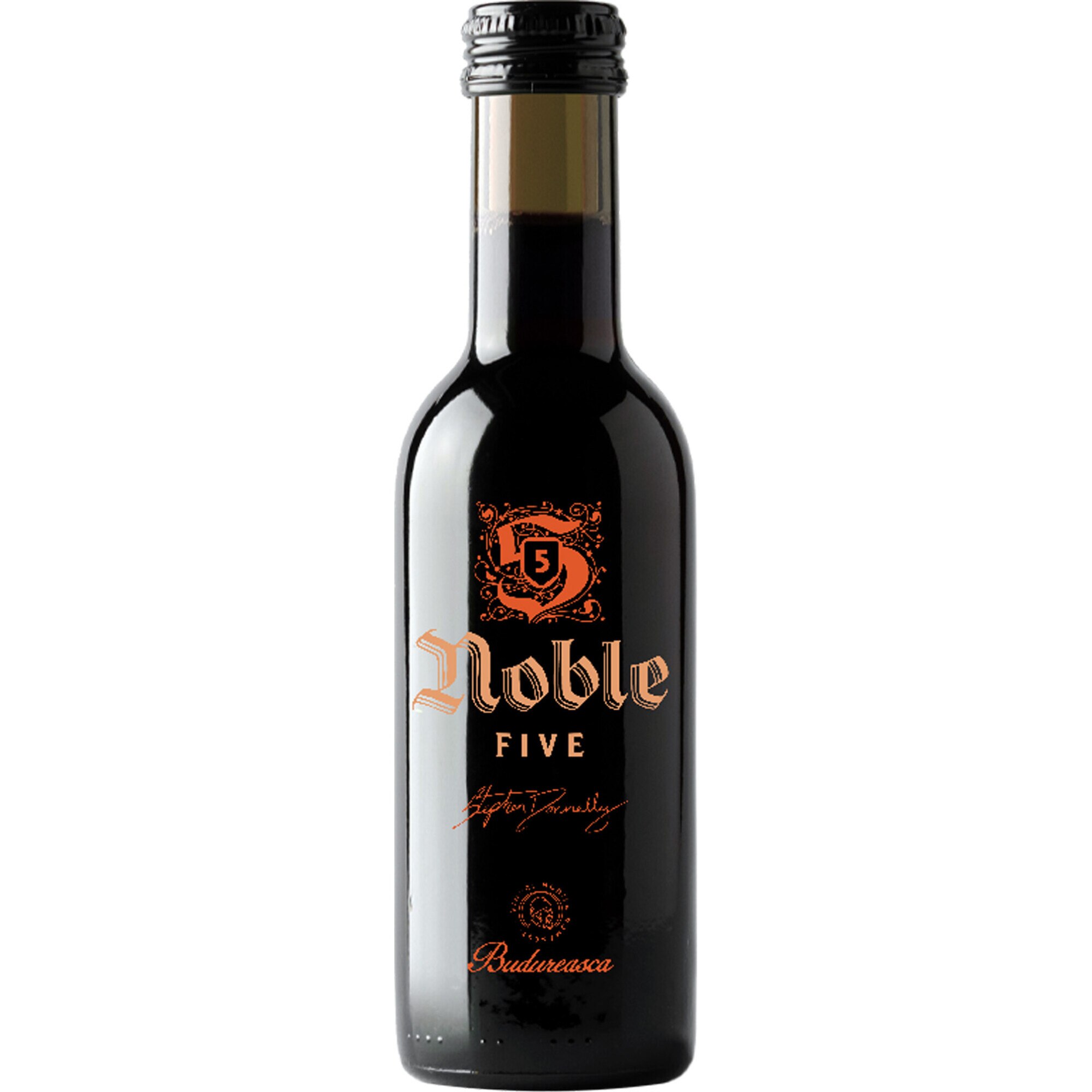Vin Rosu Budureasca Noble Five, Sec, 0.187l