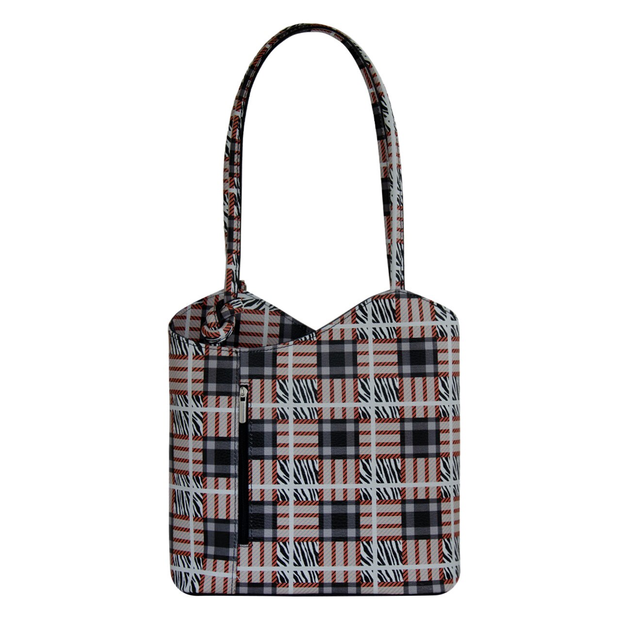 Geanta de dama din piele naturala Eva Bags, Iris multicolor 3