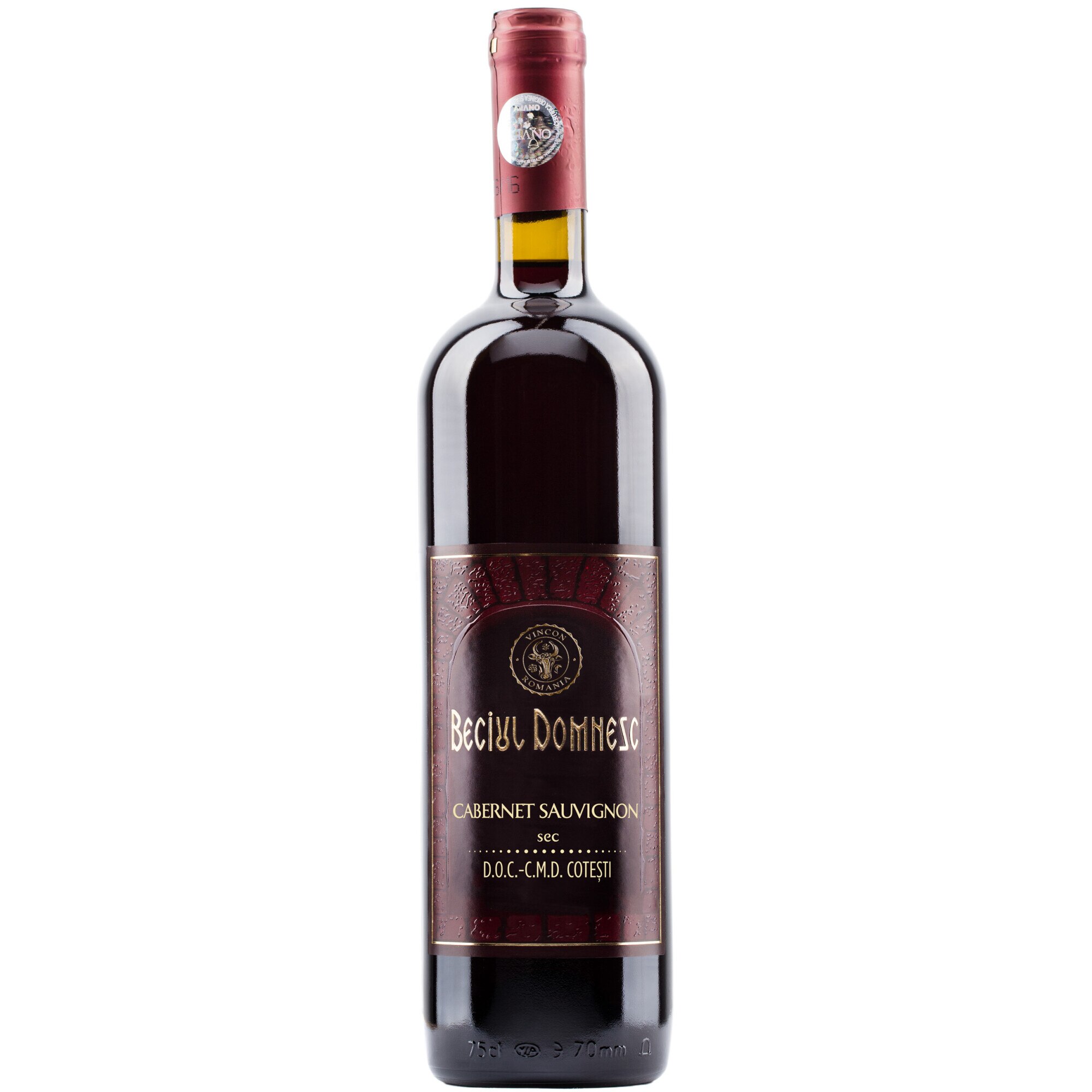 Vin Rosu Beciul Domnesc, Cabernet Sauvignon, Sec, 0.75l