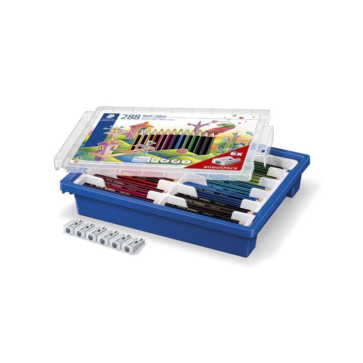 Set 288xCreioane colorate, Staedtler, Multicolor