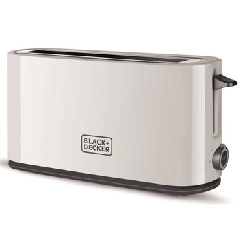 Prajitor de paine Black & Decker BXTO1001E, 1000W, 7 trepte de prajire, Alb Prajitor de paine Black & Decker BXTO1001E, 1000W, 7 trepte de prajire, Alb