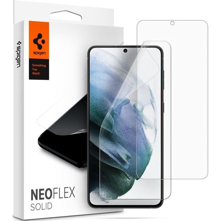 Протектор Spigen Neo Flex за Samsung Galaxy S21, 2бр