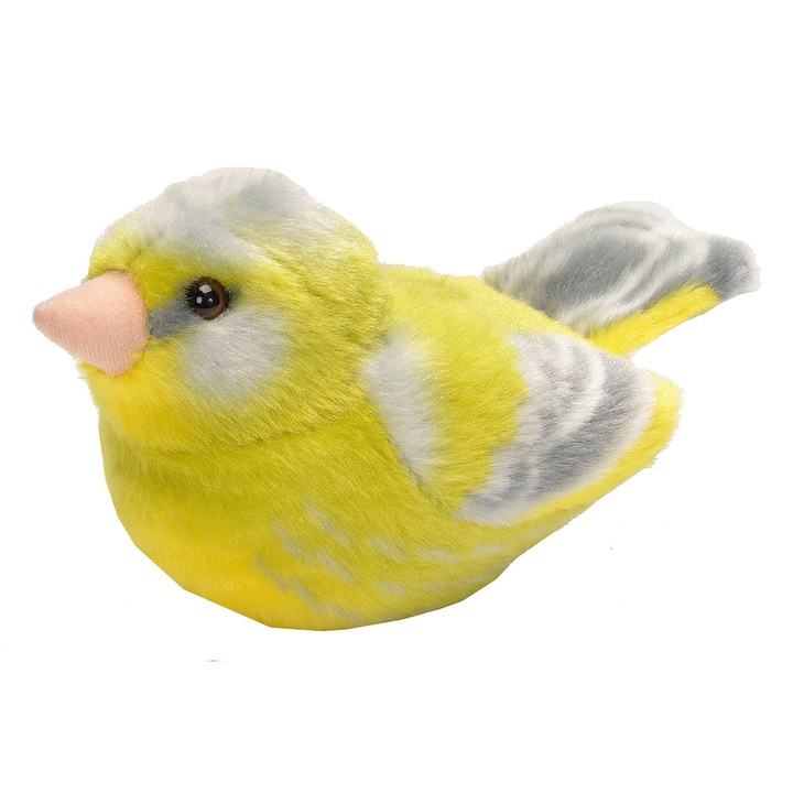 Плюшена играчка Wild Republic Florinte със звук, Greenfinch - 13 см