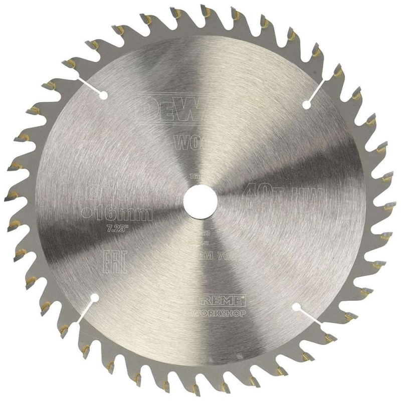 Panza de ferastrau circular Dewalt EXTREME 184x16MM 40Z DT4063-QZ