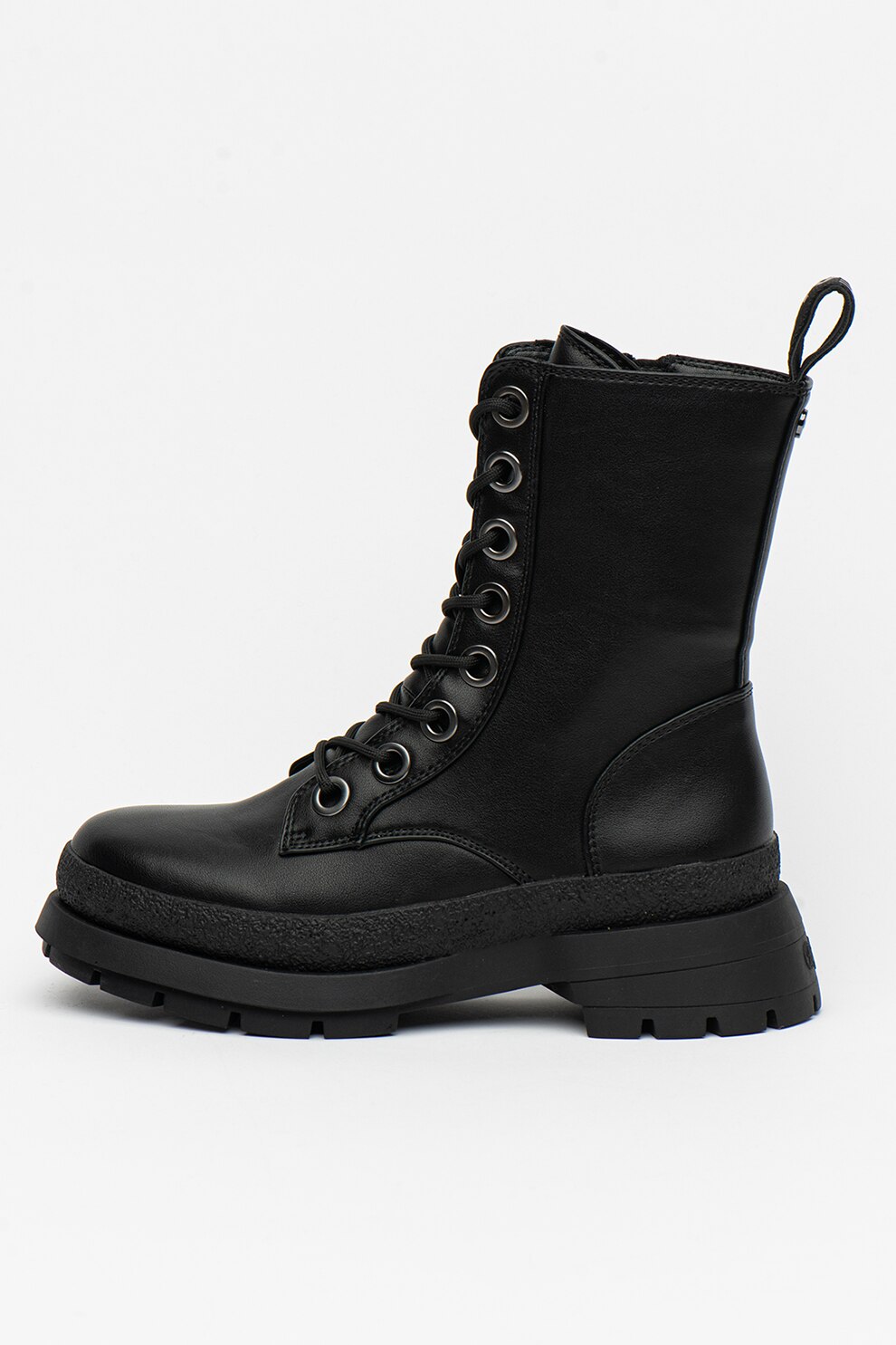 Buffalo, Ghete biker de piele ecologica Scarlet, Negru