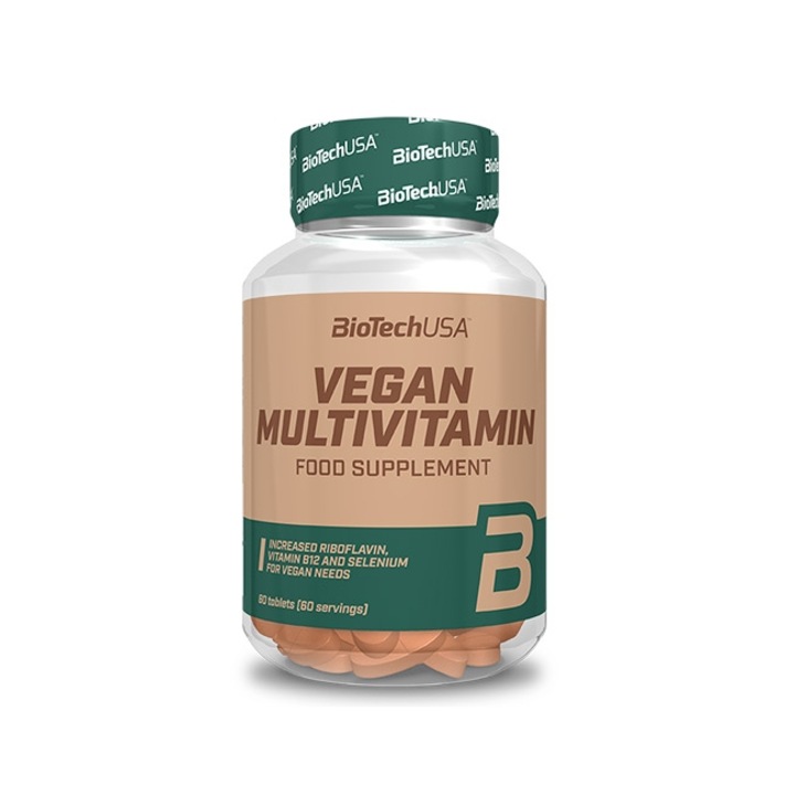 Supliment Alimentar, Biotech Usa, Vegan Multivitamin, 60 Capsule