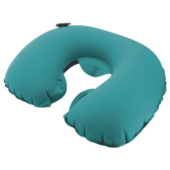Perna gonflabila pentru calatorie Travelsafe Soft TS0394, 47x31cm, albastru