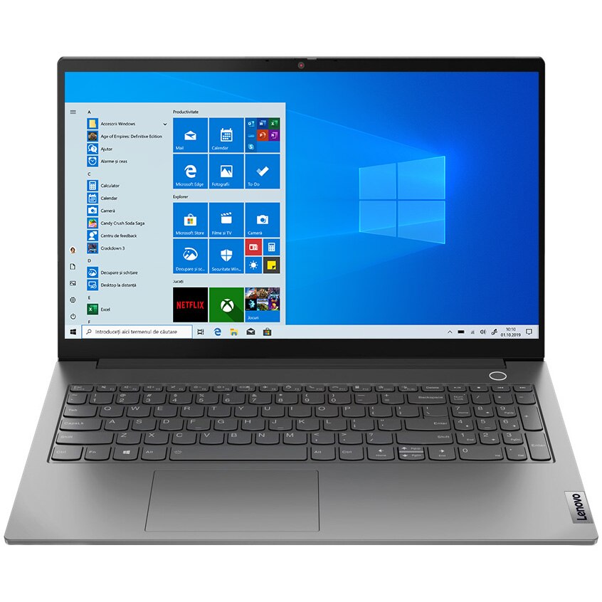 Laptop ThinkBook 15 G2 ARE cu procesor AMD Ryzen 7 4700U pana la 4.10 GHz, 15.6
