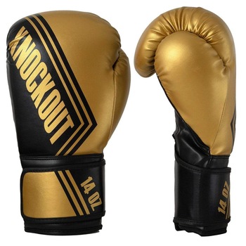 Manusi Box Knockout Fighter Copii 8OZ - Golden Manusi Box Knockout Fighter Copii 8OZ - Golden