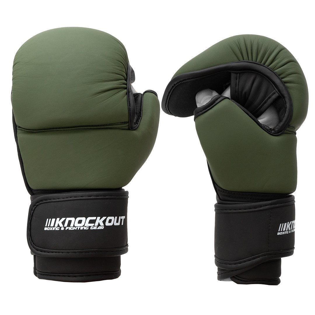 Manusi MMA Knockout Pro Sparring Olive - XXL