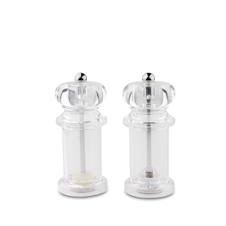 Set 2 rasnite pentru piper si sare, acril - Grunwerg