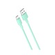 XO NB156 kábel USB-A - USB-C 1,0 m 2,4A zöld