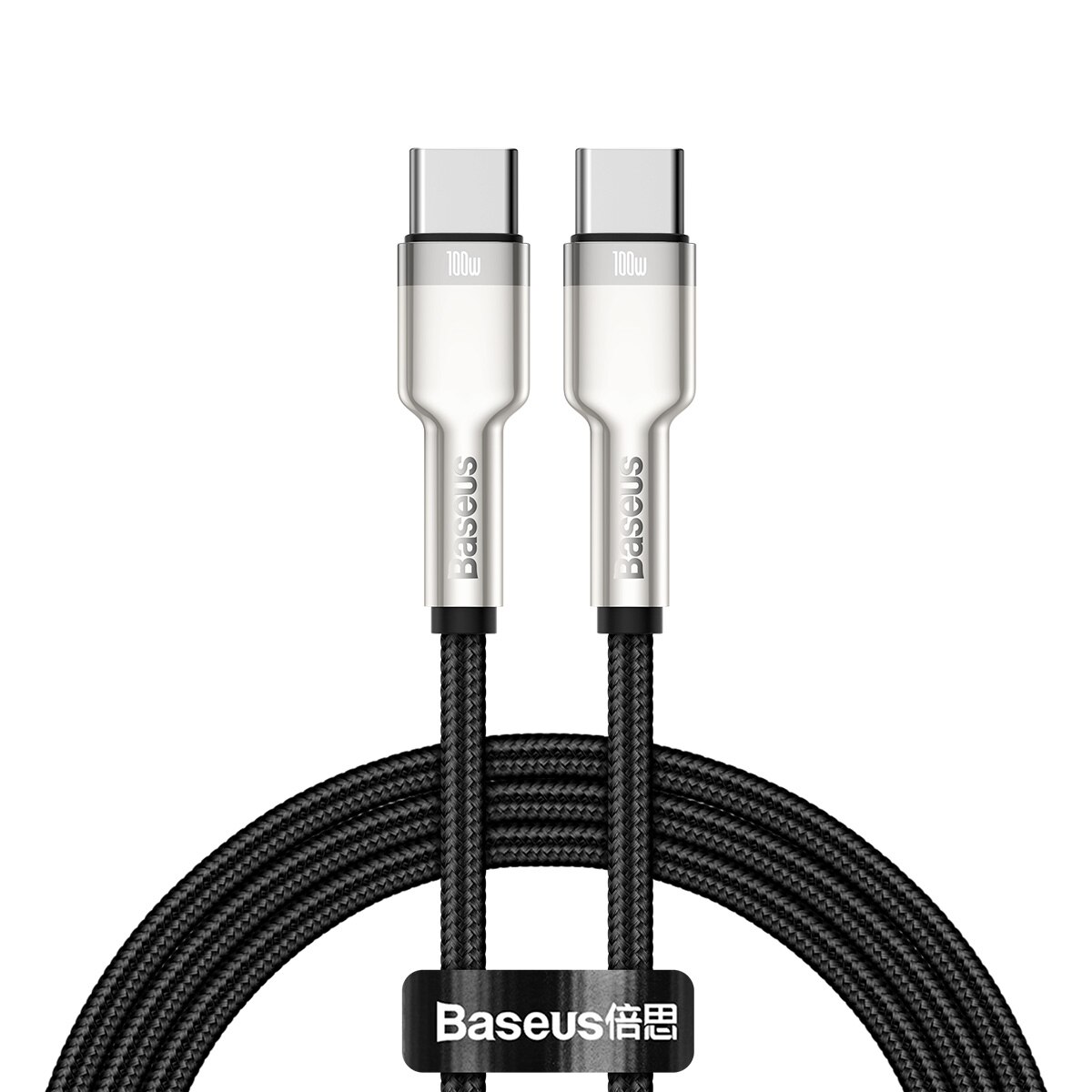 Cablu de date Baseus, USB - USB-C, 1 m, Negru