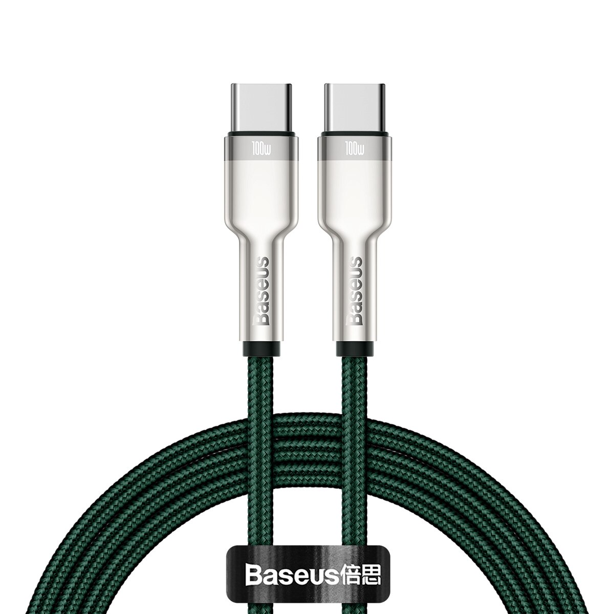 Cablu de date Baseus, USB - USB-C, 1 m, Verde