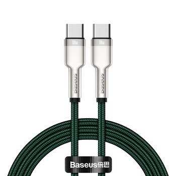 Cablu de date Baseus, USB - USB-C, 1 m, Verde Cablu de date Baseus, USB - USB-C, 1 m, Verde