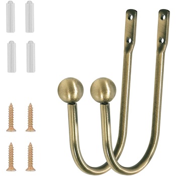 Set accesoriu de prindere perdea / draperie, 2 bucati, alama antica, HOLDBACK Set accesoriu de prindere perdea / draperie, 2 bucati, alama antica, HOLDBACK