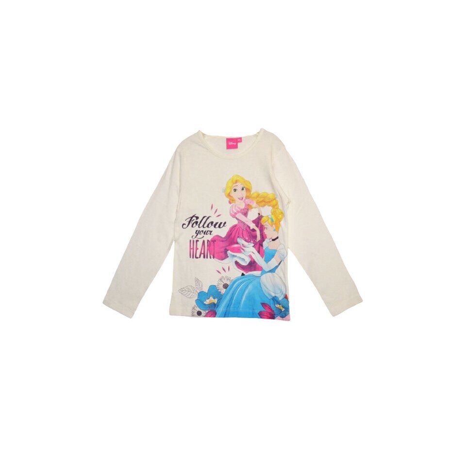 Bluza bumbac, Follow your Heart, crem