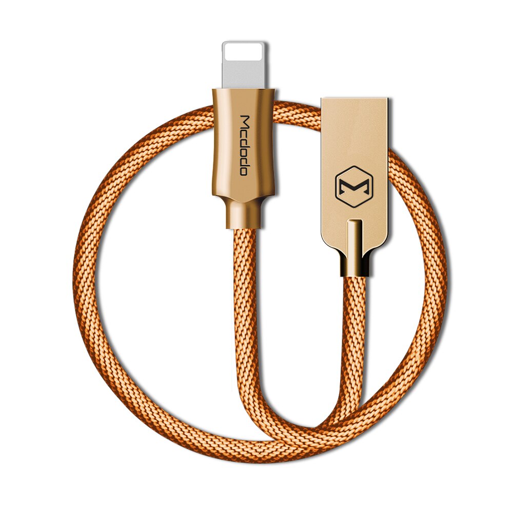 Cablu de date Mcdodo, USB - Lightning, 1.2 m, Gold