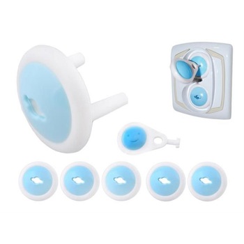 Set 6 capace de siguranta pentru prize cu cheita Set 6 capace de siguranta pentru prize cu cheita