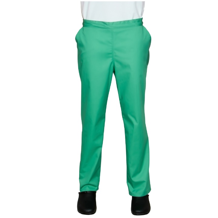 Панталон Prima, Унисекс, с ластик и шнур, 2 джоба, терко, 65% полиестер, 35% памук, 170гр/м2, светлозелен, XS, 1 бр.