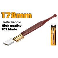 Cutit taiat sticla TOLSEN INDUSTRIAL 178 mm, heavy duty, rola de taiere din carbura de tungsten TCT de inalta calitate, maner din plastic, pentru taieturi precise in geamuri, oglinzi si sticla plana, atelier, constructii, renovari si montaj geamuri