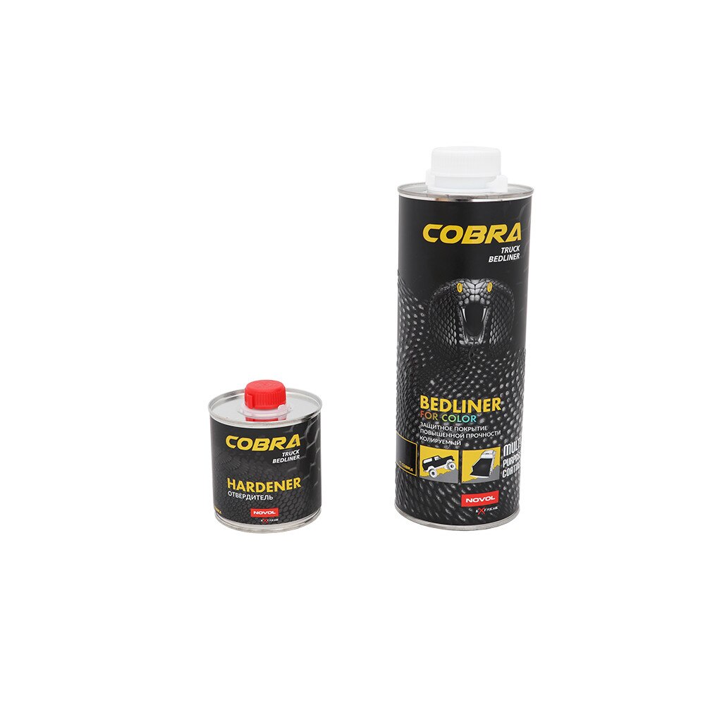 Set Truck Bedliner Cobra NOVOL, incolor, 0,60L + intaritor 0,20L
