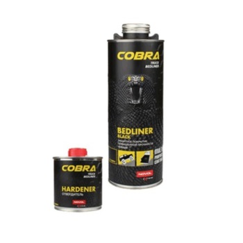 Set Truck Bedliner Cobra NOVOL, negru, 0,60L + intaritor 0,20L Set Truck Bedliner Cobra NOVOL, negru, 0,60L + intaritor 0,20L