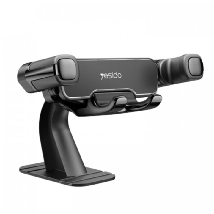 Стойка за арматурно табло за телефон Yesido Gravity Grip (C90), черна