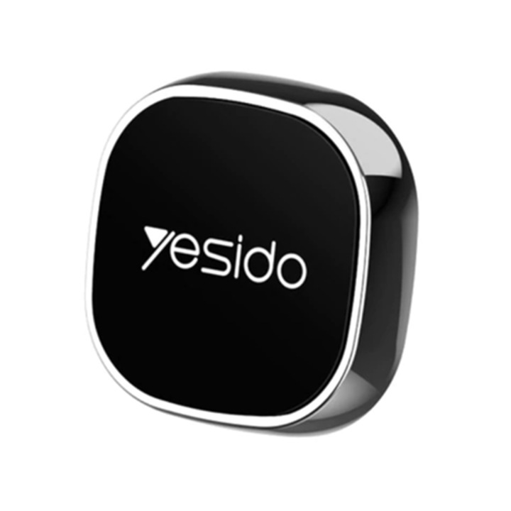 Поставка за кола за телефон Yesido, За табло, Магнит, Черен