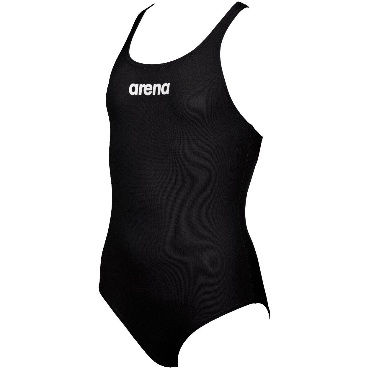 Costum de Baie pentru fete One Piece Arena Solid Swim Pro, 6/7 (D), Black/White