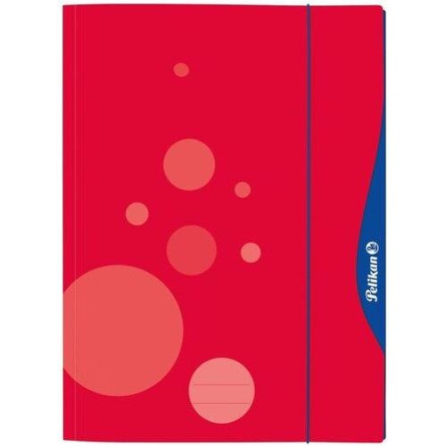 Herlitz, Mapa cu elastic A4, culoare rosie