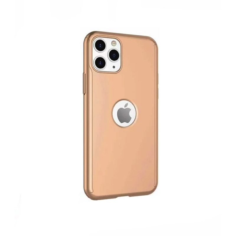 Husa 360 pentru iPhone 12 Pro/ iPhone 12, Gold