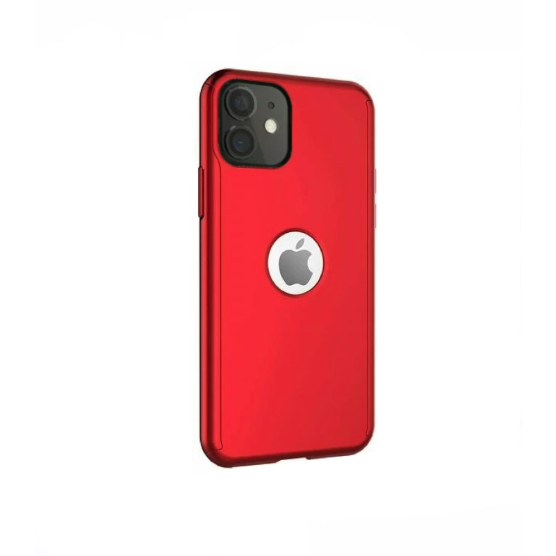 Husa 360 pentru iPhone 12 Mini, Red