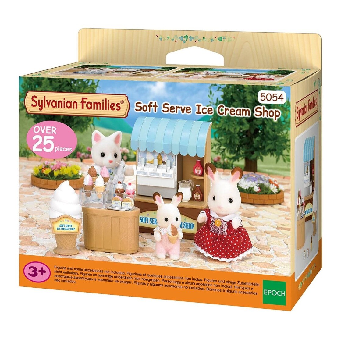 Set Sylvanian Families, Magazinul de inghetata, 15 piese