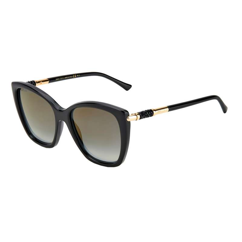 Ochelari de soare Jimmy Choo, ROSE/S - 807/FQ, Negru/ Gri