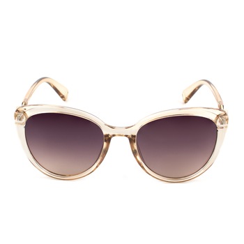 Ochelari de soare dama cateye rotunjit Poli, M26, Bej Ochelari de soare dama cateye rotunjit Poli, M26, Bej