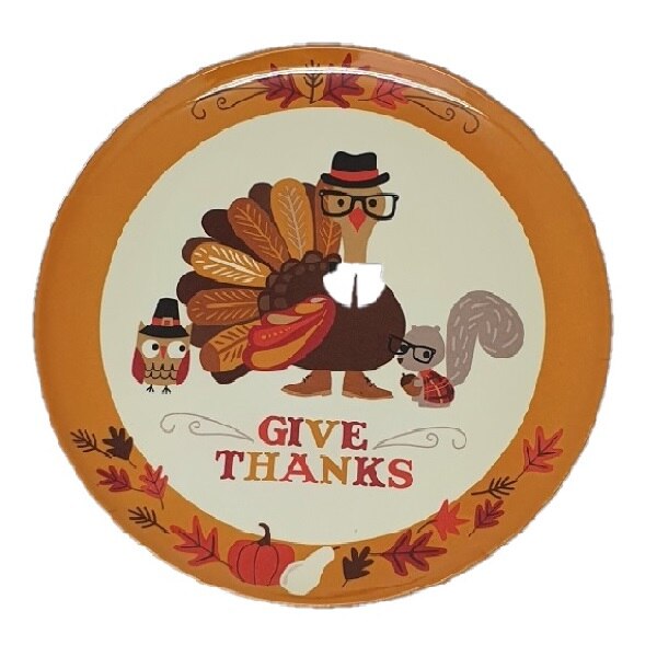 Farfurie Gemma intinsa 23 cm 4STX, Give Thanks