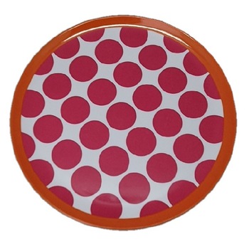 Farfurie Gemma intinsa 23 cm 5STX, buline roz Farfurie Gemma intinsa 23 cm 5STX, buline roz