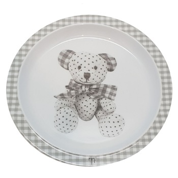 Farfurie Gemma, pentru copii, 21 cm, alb, 3Stx Farfurie Gemma, pentru copii, 21 cm, alb, 3Stx