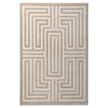 Covor sintetic Soho 8906-1-15055, 200 x 300 cm, bej, geometric Covor sintetic Soho 8906-1-15055, 200 x 300 cm, bej, geometric