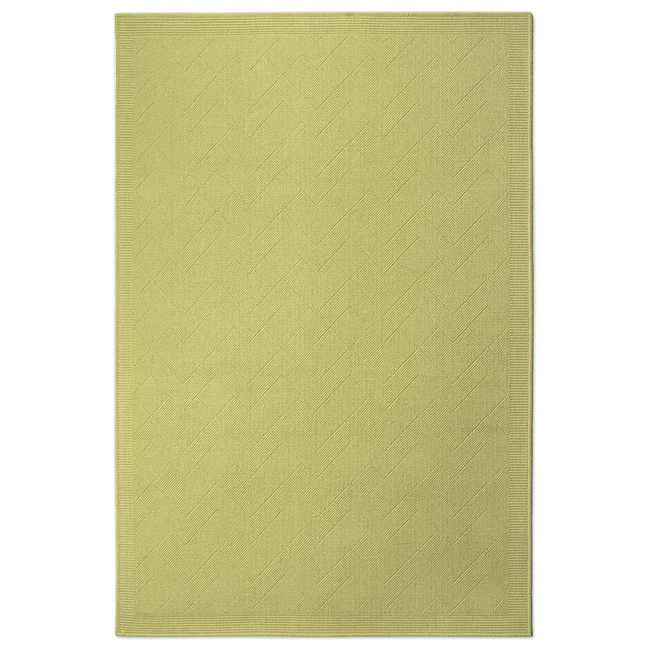 Covor lana 100% Lana 7636-1-70300, 200 x 300 cm, verde, rogojina