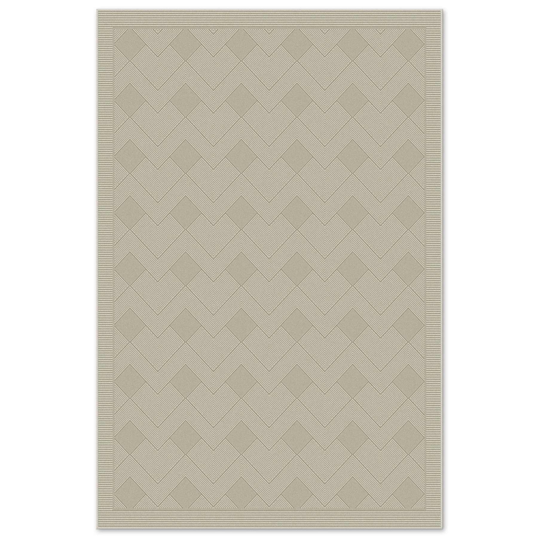 Covor lana 100% Lana 7636-1-68300, 80 x 150 cm, bej, rogojina