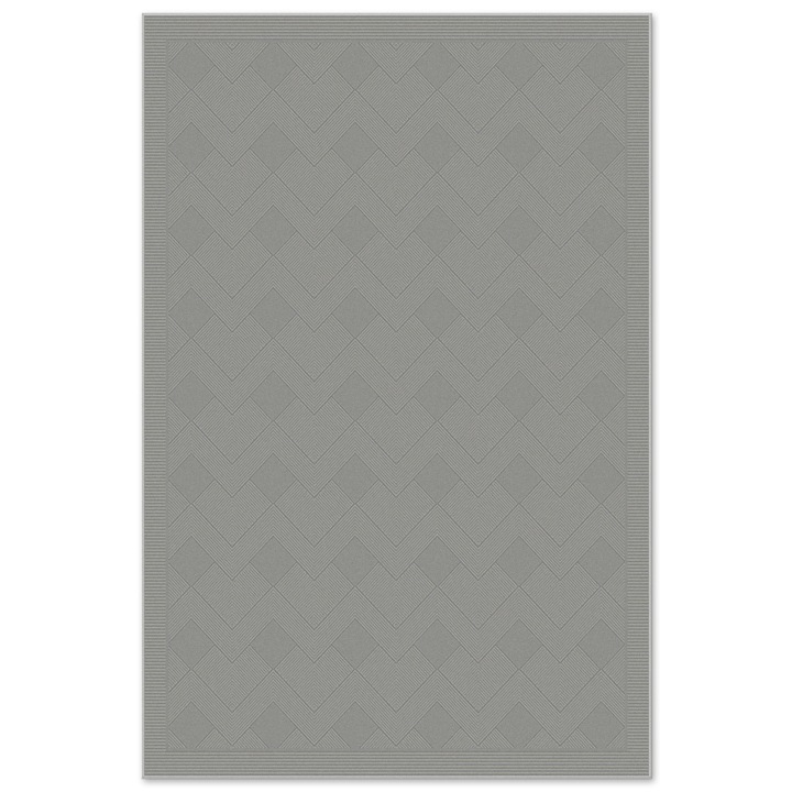 Covor Carpeta lana 100%, Colectia LANA 7636-1-68400, 160 x 230 cm, gri, rogojina