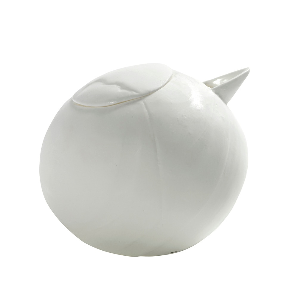 Ceainic - Yoake Tetera, Alb, Portelan, 1000 ml