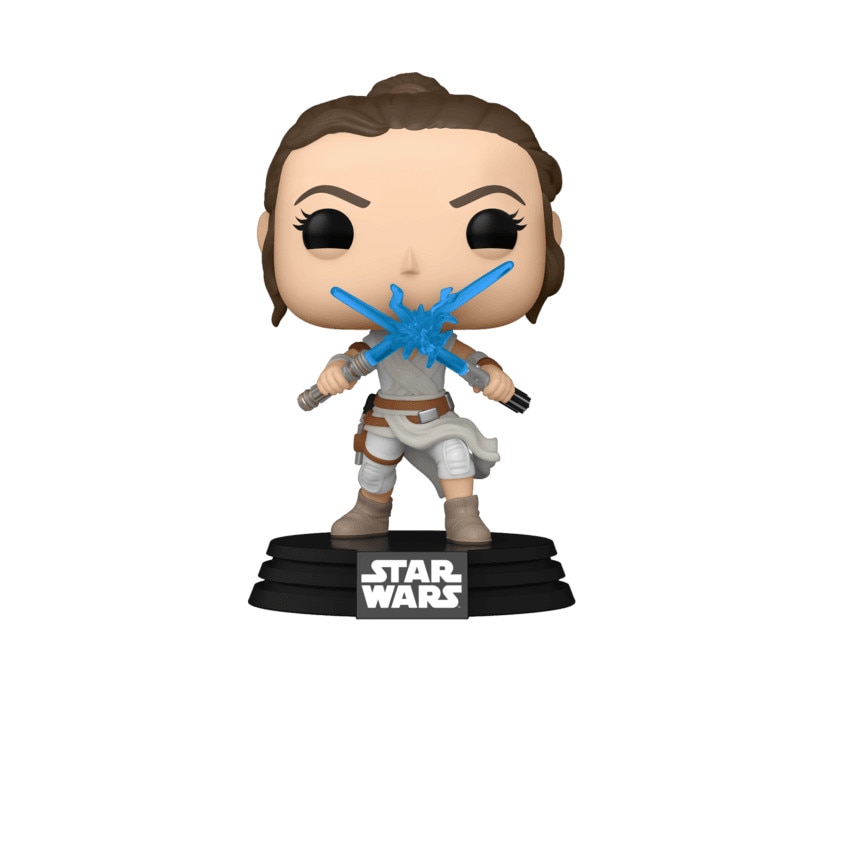 Figurina Funko Pop Star Wars Rey Two Lightsabers