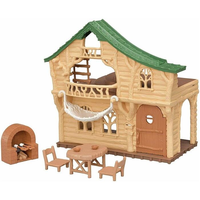 Set Sylvanian Families Cabana de pe lac 25 x 29 x 18cm